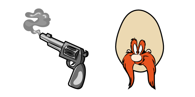 Looney Tunes Yosemite Sam and Pistol Cursor