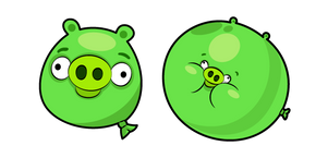 Курсор Angry Birds Balloon Pig
