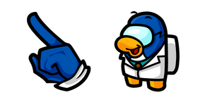 Курсор Among Us Club Penguin Gary Character