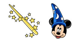 Fantasia Sorcerer Mickey Mouse Curseur