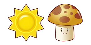 Курсор Plants vs. Zombies Sun and Sun-shroom
