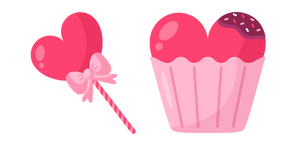 Valentine's Day Candy and Cake Cursor