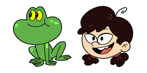 Курсор The Loud House Adelaide Chang and Froggy