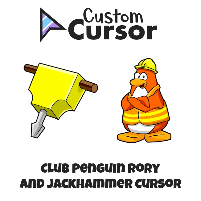 Club Penguin Rory and Jackhammer cursor – Custom Cursor