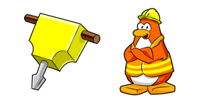 Club Penguin Rory and Jackhammer Cursor