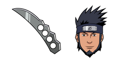 Курсор Naruto Asuma Sarutobi and Chakra Blade