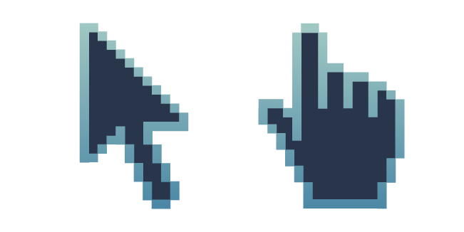 Blue Ocean Pixel Cursor