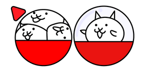 The Battle Cats Capsule Cat and Cramped Cats Cursor