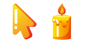 Minimal Gradient Candle Curseur
