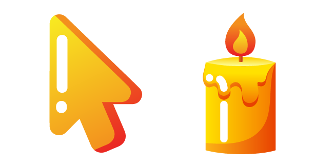 Minimal Gradient Candle курсор