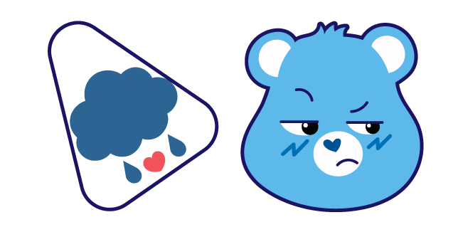 Care Bears Grumpy Bear курсор
