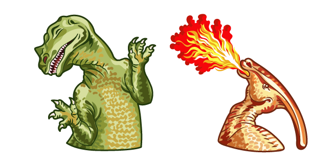 Fire-Breathing Parasaurolophus Meme Cursor