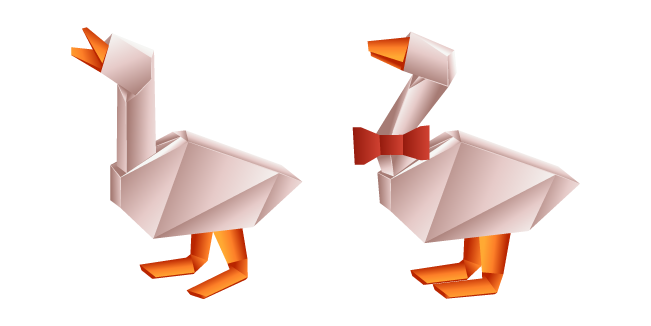Origami Goose Cursor
