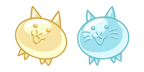 The Battle Cats Gummy Cat and Gummy Cat Soda Curseur