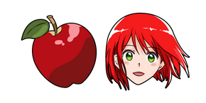 Snow White with the Red Hair Shirayuki and Apple cursor