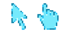 Blue Macaron Pixel Cursor