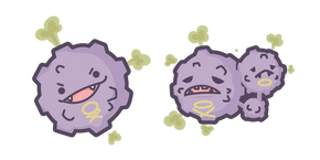 Cute Pokemon Koffing and Weezing cursor
