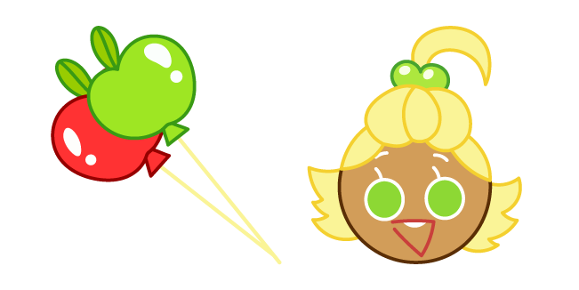 Cookie Run Apple Cookie and Apple Balloons курсор
