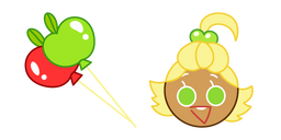 Cookie Run Apple Cookie and Apple Balloons Cursor