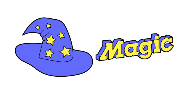 VSCO Girl Magic and Wizard's Hat курсор