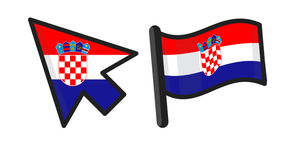 Croatia Flag Cursor