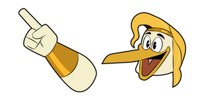 DuckTales Louie Duck & Phone Animated Cursor - Sweezy Cursors