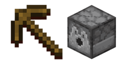 Minecraft Dispenser and Pickaxe Cursor