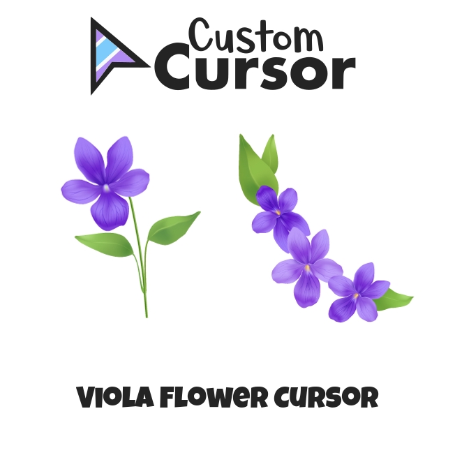 Viola Flower cursor Custom Cursor