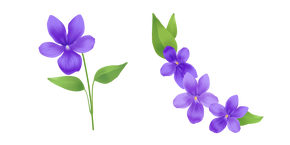 Viola Flower cursor