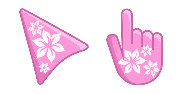 Pink-White Blossom курсор