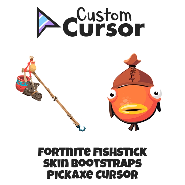 Fortnite Fishstick Skin Bootstraps Pickaxe cursor Custom Cursor