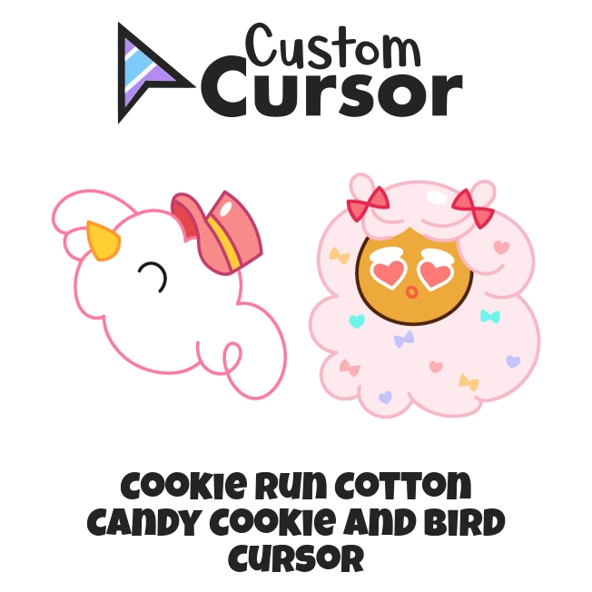 Cute Smiling Cotton Candy Curseur – Custom Cursor