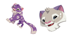 Курсор Animal Jam Snow Leopard