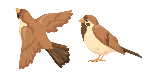 Brown Sparrow Cursor