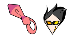 Deltarune Swatch and Pink Tie Curseur