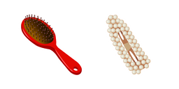 Hairbrush and Hair Clip Cursor