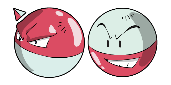 Which is Voltorbe? The silhouette of Voltorb and Electrode