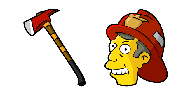 The Simpsons Skinner Fireman курсор