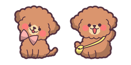 Cute Brown Maltipoo Cursor