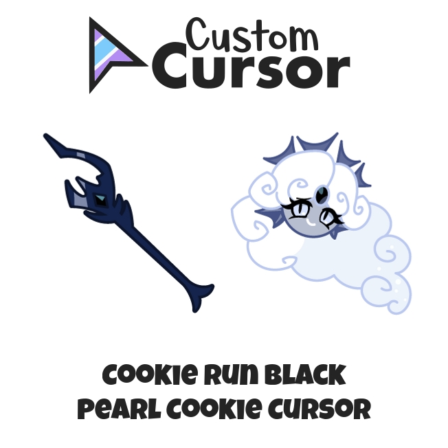 Cookie Run Black Pearl Cookie cursor – Custom Cursor