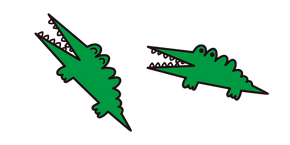 Big Challenges the Green Alligator Curseur