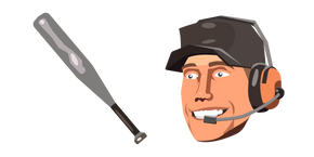 Курсор Team Fortress 2 Scout and Baseball Bat