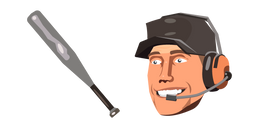 Team Fortress 2 Scout and Baseball Bat Cursor