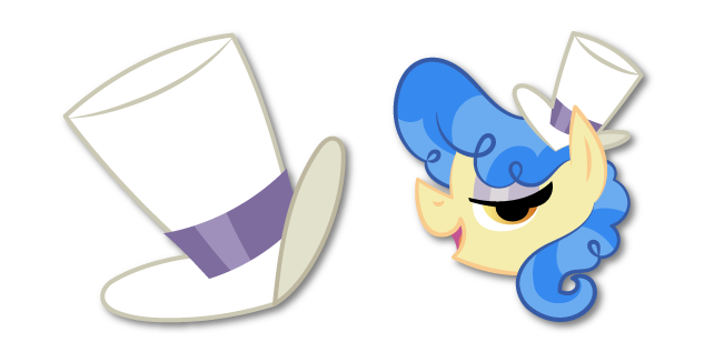 My Little Pony Sapphire Shores and Hat Cursor
