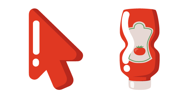Minimal Red Ketchup Cursor