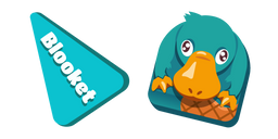 Blooket Teal Platypus Cursor