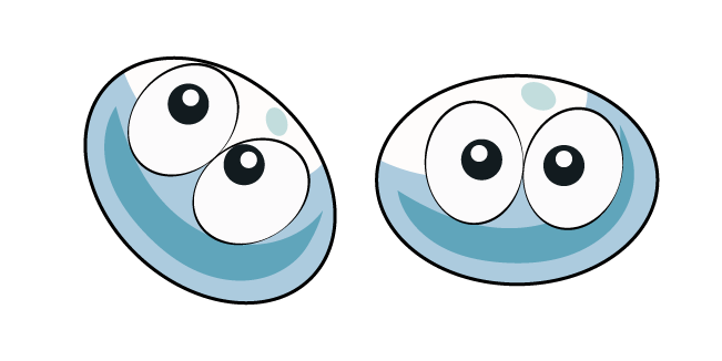 Kirby Blue Blob Cursor