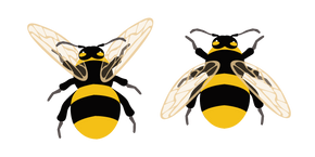 Yellow-Black Bumblebee Curseur