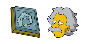 The Simpsons Albert Einstein Cursor