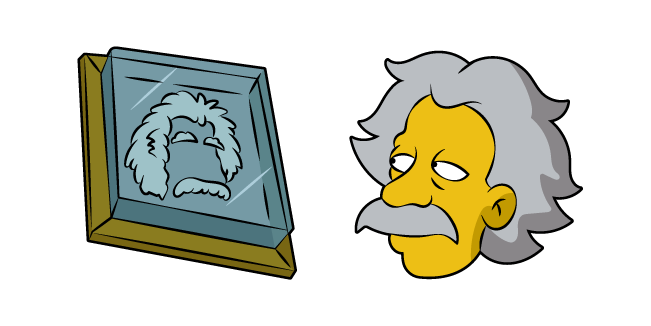 The Simpsons Albert Einstein Cursor